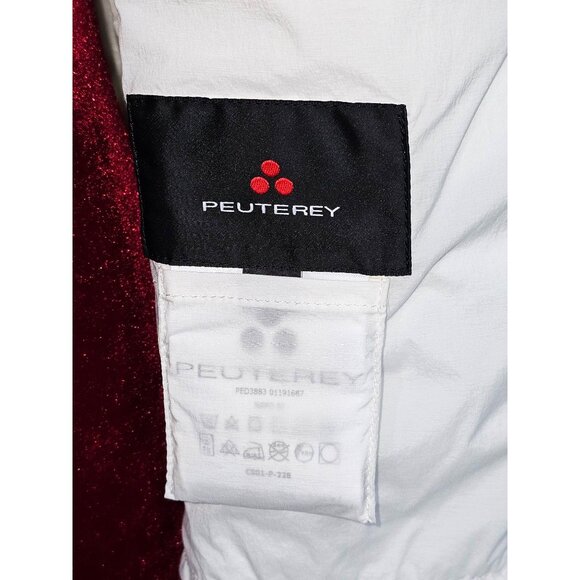 NWT Peuterey Women's Bianco Polyester Quilted Down Jacket Size 40 S 1937 - Picture 13 of 15